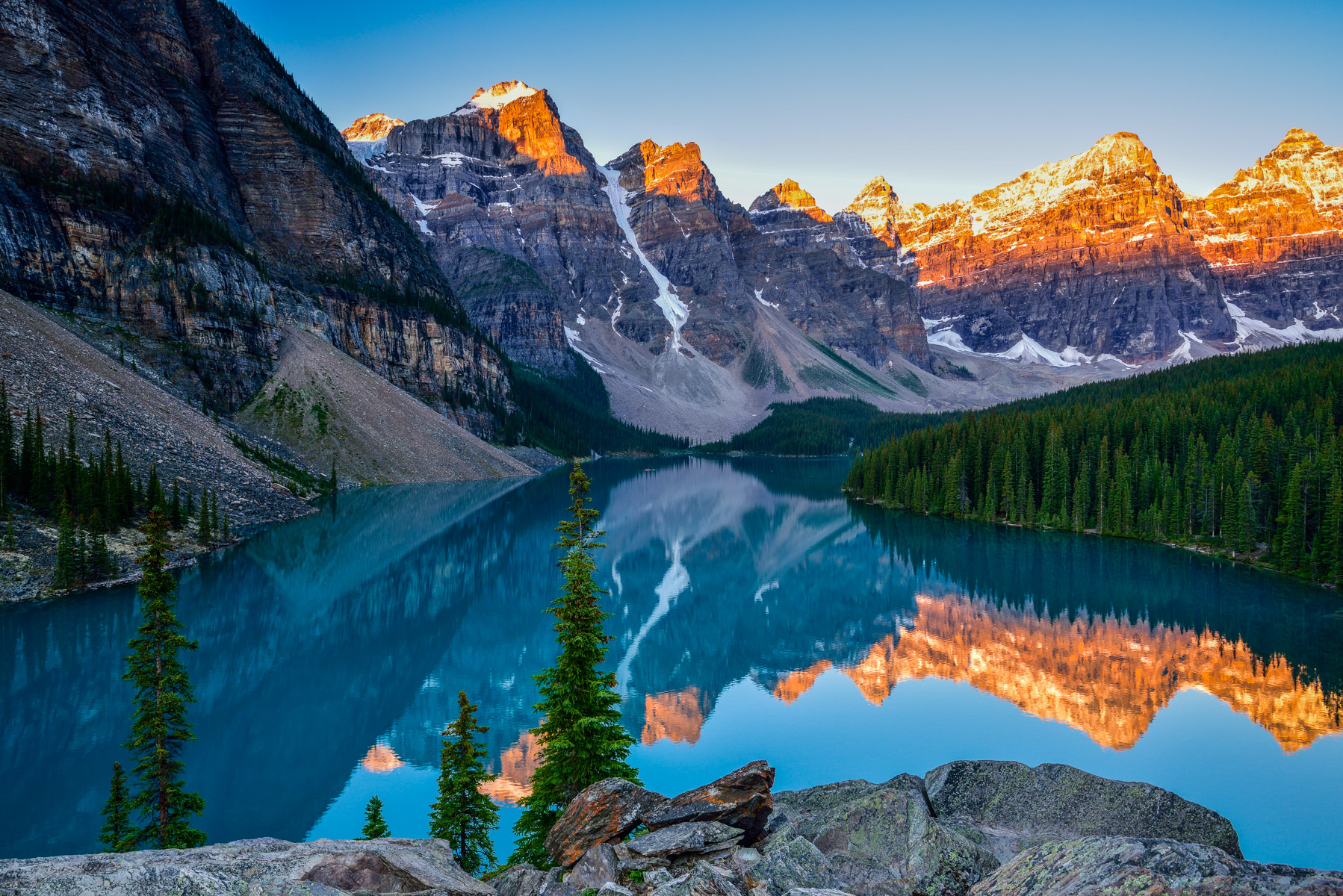 Moraine Lake Sunrise | Shutterbug